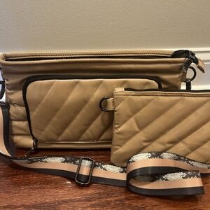 Think Royln Bank Street XL Crossbody | Mocha Brown | Like New Without Tags